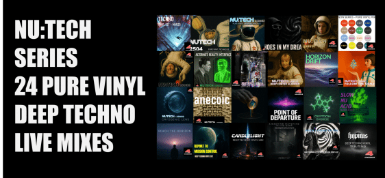 Nutech Series: portada de la serie de deep techno en vinilo de 404Error