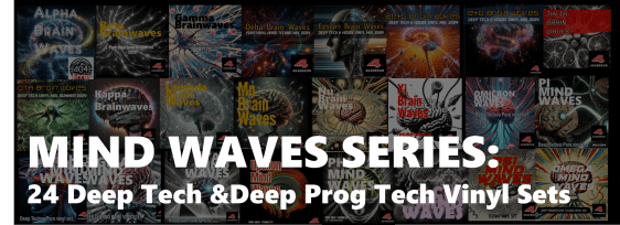 Mind Waves Series: 24 pure vinyl Deep Techno DJ sets